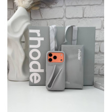 RHODE Серый Gift Set – набор с чехлом на iPhone, блеском в оригинальном пакете